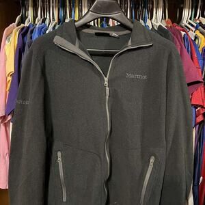 Marmot black fleece jacket